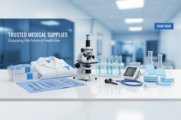 website for selling hospital and lab products